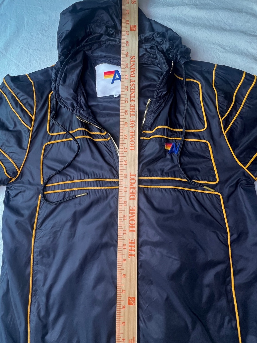 Aviator Nation Racer Jacket | Men’s Medium | Hooded Windbreaker - Picture 4 of 6